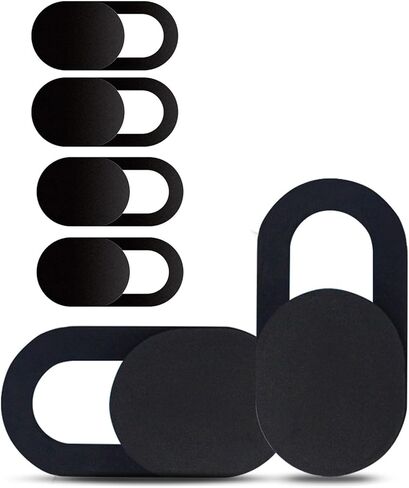 منزلق غطاء كاميرا الكمبيوتر المحمول، [6 عبوات] غطاء كاميرا الويب، غطاء كاميرا رفيع للغاية لجهاز Macbook Pro، iMac، PC، iPad، iPhone 8/7/6 Plus، الهاتف الخلوي والمزيد من الملحقات - حماية خصوصيتك in Kuwait