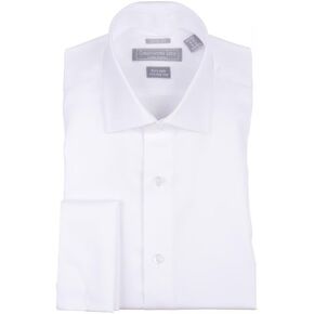 Christopher Lena Men’s 100% Cotton Wrinkle Free French Cuff Formal Tuxedo Shirt in Saudi Arabia