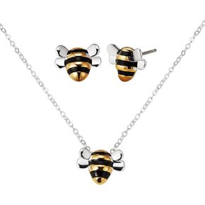 قلادة Ornaland Bee Studs Necklace مجموعة للنساء اللطيف عسل النحل قلادة حيوان أزياء غضروف in Kuwait