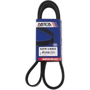 6PK1885 Serpentine Belt fit 03-08 for Toyota Corolla 1.8L, 04-08 for Chevrolet Aveo 1.6L, 02-05 for Audi A4 3.0L, 98-05 for Volkswagen Passat 2.8L, 98-00 for Mercedes-Benz SLK230 2.3L in Kuwait