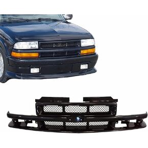 مجموعة مصبغة متوافقة مع 1998-2004 Chevry S10 1998-2005 Blazer Black S Bumper Grill in Saudi Arabia
