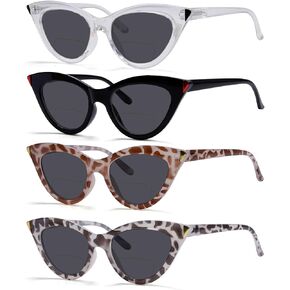 Eyekepper 4-Pack Chic Bifocal Reading Glasses Women Bifocal Readers in Saudi Arabia