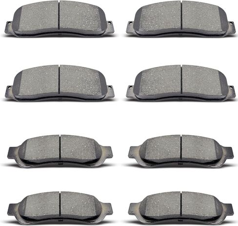 D1067 D1069 منصات الفرامل الخلفية الخلفية الأمامية مجموعة 8pcs مناسبة للفترة 2005-2012 فورد F-250 in Saudi Arabia