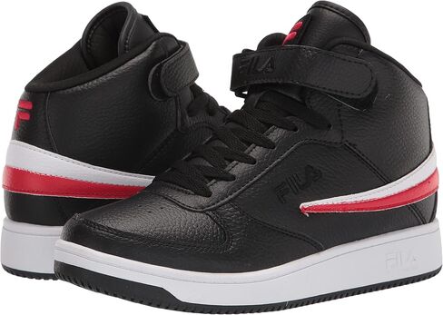 Fila Men's A-High High Top Sneaker, Sycamore/Rdhl/White, 10 in Kuwait