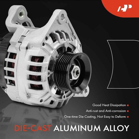 A-premium convalium متوافق مع فولكس واجن بارات 2000-2004 2.8L & Audi A4/A4 QUATTRO 2000-2001 2.8L ، A6 2000-2001 2.8L ، A6 QUATTRO 2000-2001 2.7L 2.8L ، 12V 90A 6-GROOVE PLMLEY CW in Saudi Arabia