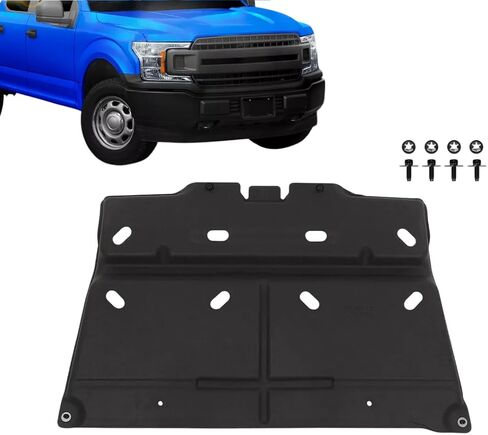 درع دفقة المحرك السفلي الأمامي تحت غطاء ML3Z-7222-D يناسب فورد F-150 ، 2015-2020 ، استبدال حامي لوحة الحراسة in Saudi Arabia