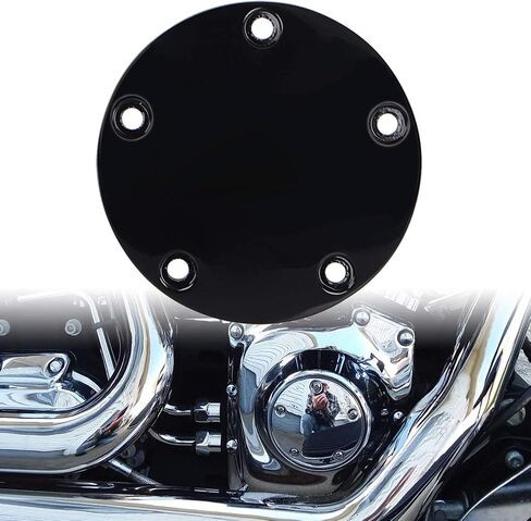 تغطية نقاط توقيت مقببة محرك أولي 5 ثقب متوافق مع Harley Twin Cam Touring Dyna Wide Glide Softail Boy in Saudi Arabia