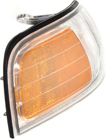 Evan-Fischer Corner Light Compatible with 1992-1993 Honda Accord Plastic Clear & Amber Lens With bulb Passenger Side in Saudi Arabia