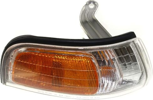Evan-Fischer Corner Light Compatible with 1992-1993 Honda Accord Plastic Clear & Amber Lens With bulb Passenger Side in Saudi Arabia