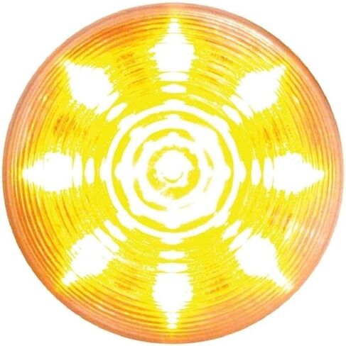 United Pacific 38366B 9 LED 2" Beehive Clearance/Marker Light - Amber LED/Clear Lens in Saudi Arabia