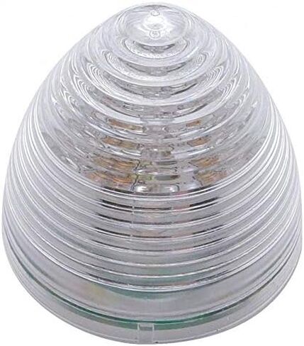 United Pacific 38366B 9 LED 2" Beehive Clearance/Marker Light - Amber LED/Clear Lens in Saudi Arabia