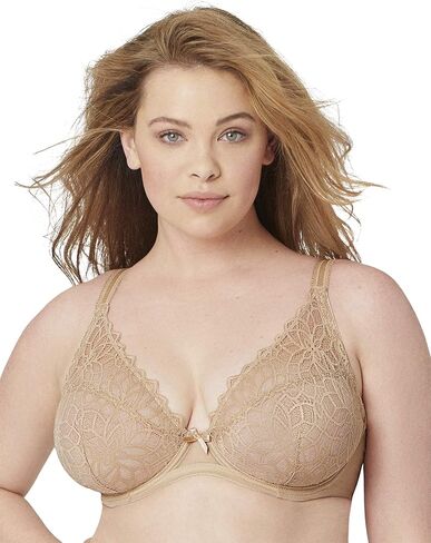Glamorise Womens Women's Figure Figure Sexy Stretch Lace Wonderwire Bra #9850 in Kuwait