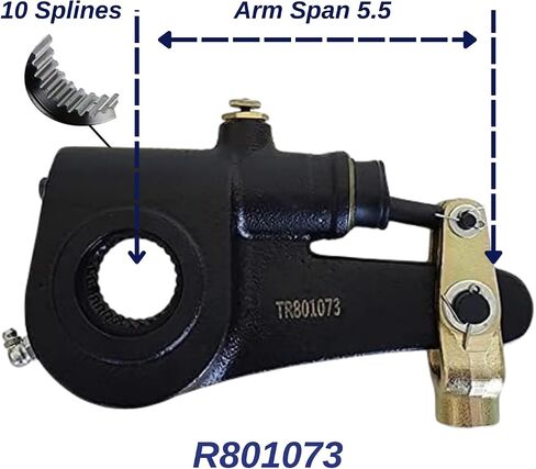 6 × ضابط الركود التلقائي 1.5 "x28 spline 5.5" يحل Lever محل Meritor R801073 (6 x TR801073) in Saudi Arabia