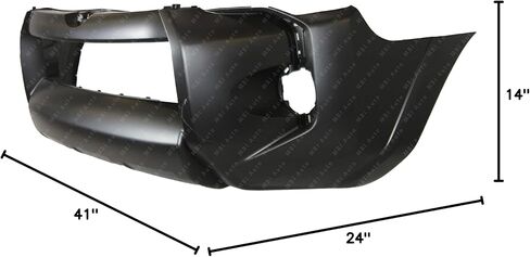 MBI AUTO - Painted To Match, Front Bumper Cover Fascia for 2014-2024 Toyota 4Runner SR5 / Base 14-24, TO1000405 in Saudi Arabia