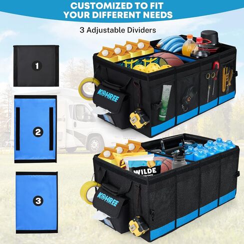 تخزين وتنظيم Kohree RV ، حقيبة تخزين RV قابلة للطي ، منظم RV Caddy لإكسسوارات RV ، حاويات RV تحمل استقرار RV وملحقات كهربائية in Kuwait