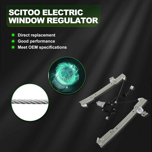 Scitoo Power Window منظم وملاءمة للمحرك لعام 2004 2005 2006 2007 2008 لـ Nissan Maxima الأمامي الأيسر 741-344 in Saudi Arabia