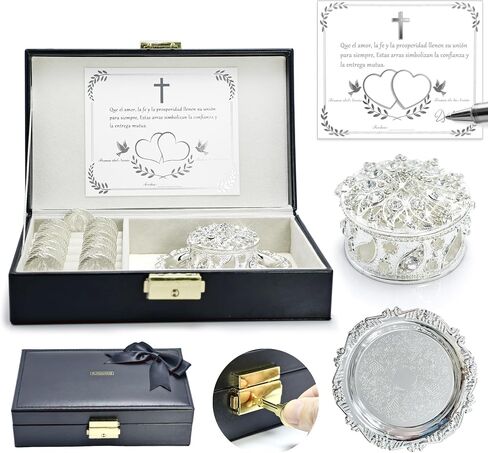 Arras Para Boda Catolica ، مجموعة Arras Coins ، Regalos de Boda Cristiana للحفل. in Saudi Arabia