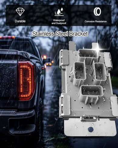 لوحة دائرة ضوء الذيل ملاءمة لكاديلاك إسكاليد GMC Sierra Chevrolet Avalanche استبدل 923-012 15304995 645-936 645-930 مع سائق خلفي وجانب الركاب مع المقبس in Saudi Arabia