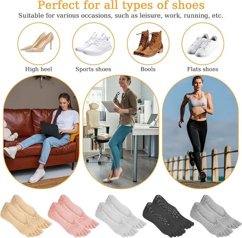Women Toe Separator Sock Align Toe Socks in Saudi Arabia