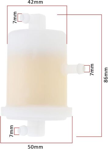2Pcs Diesel Engines Fuel Filter in-Line Compatible with Lombardini 15LD,15LD315,15LD440 3101701 3730088 3730096 Compatible with Baldwin in Saudi Arabia