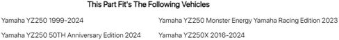 Tusk Water Pump Repair Kit Compatible with Yamaha YZ250 1999-2025 in Saudi Arabia