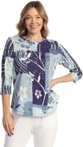 Jess & Jane Women's Cotton Modal Round Neck Top - KM1 in Saudi Arabia