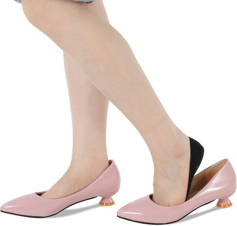 6 Pairs Thin No Show Socks, 8 × 3.4 Inch No Show Socks Women for Flats, Invisible Non Slip Ultra Low Cut Liner Hidden Sock for Women, Fits All Shoes (Black, Gray and Skin Color) in Saudi Arabia
