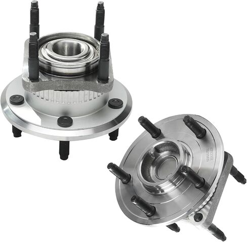 Detroit Axle - 512302 محور العجلات الخلفية والمحامل لعام 2005-2010 Jeep Grand Cherokee Commander W/ABS ، 2 Wheel Bearing and Hubs Assembly 2007 2008 2009 in Kuwait