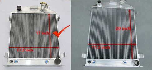 3ROW Aluminium Chaiator for Ford 1932 Hi-Boy Chevy Engine Hotrod in Kuwait