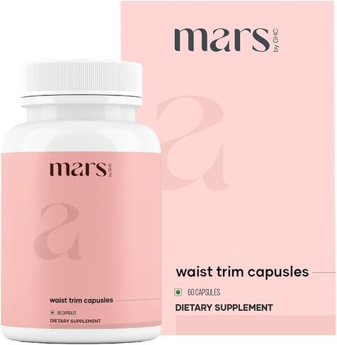 كبسولات المريخ الخصر: مدعوم من سيترات المغنيسيوم ، البنتونيت كلاي و Triphala | Comapny Health Comapny - 60 كبسولة (حزمة 1) in Kuwait