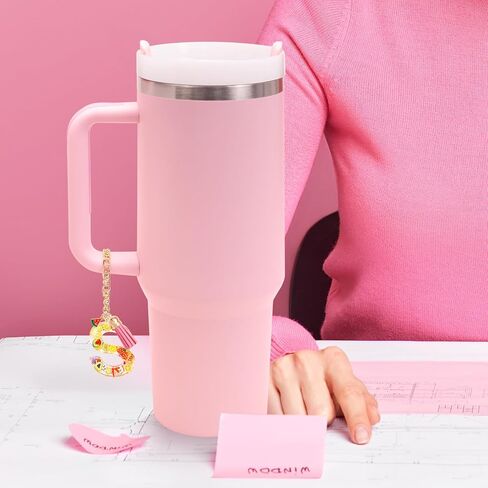 ملحقات سحر الحروف لكأس ستانلي 40/30 أونصة بمقبض in Kuwait