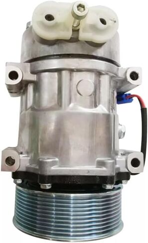 Air Conditioning Compressor 24V 10PK 10S17C 400102-00260 40010200260 for Doosan Excavator DX300LC-5 DX300LL-5 DX340LC-5 DX350LC-5 DX380LC-5 DX380LL-5 Replacement Parts AC Compressor in Kuwait