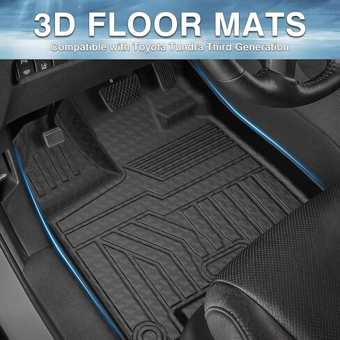 Mixsuper Floor Mats for Jeep Wrangler 4XE 2021-2024 (Not for 2 Door or JL Unlimited Models) All Weather Floor Liners 2 Row Set Black in Saudi Arabia