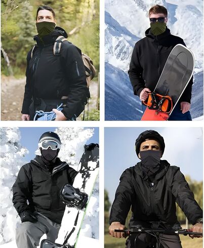 4 حزمة من Balaclava في الهواء الطلق ركوب الدراجة أغطية رأس دراجة نارية قبعة التزلج على القناع (أزرق ، رمادي داكن) in Kuwait