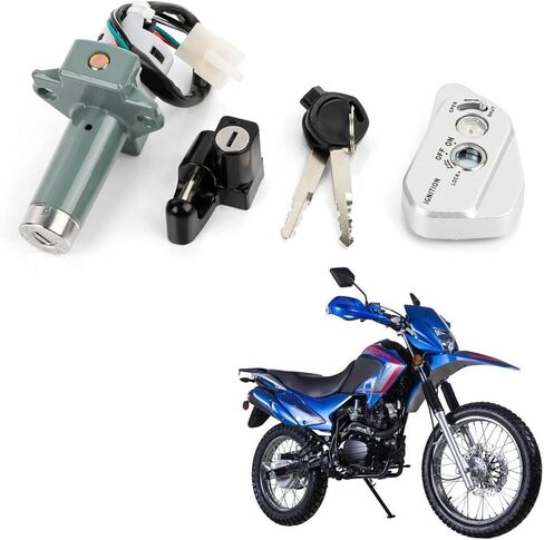 Ignition Key Switch Set for Hawk 250, PSLER Motorcycle Ignition Key Switch Kit for Hawk 250 250cc and TBR 7 in Saudi Arabia
