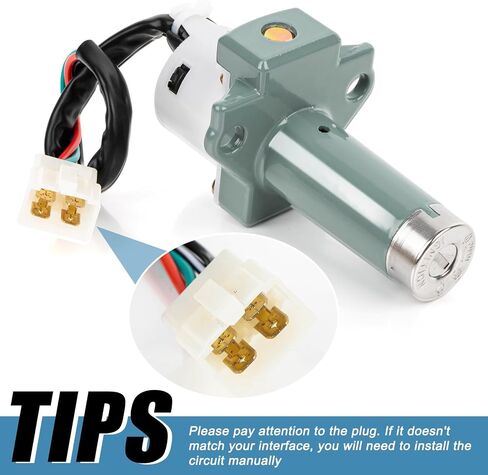 Ignition Key Switch Set for Hawk 250, PSLER Motorcycle Ignition Key Switch Kit for Hawk 250 250cc and TBR 7 in Saudi Arabia