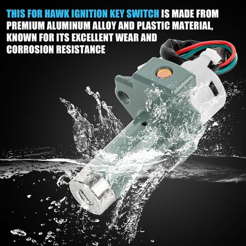 Ignition Key Switch Set for Hawk 250, PSLER Motorcycle Ignition Key Switch Kit for Hawk 250 250cc and TBR 7 in Saudi Arabia