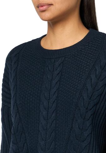 Tommy Hilfiger Womens Solid Crewneck Casual Sweater, Black, X-Small in Saudi Arabia