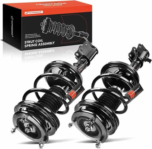 A-Premium Front Complete Strut & Coil Spring Assembly متوافق مع Suzuki Aerio 2004 2005 2006 ، 2-PC Set in Saudi Arabia