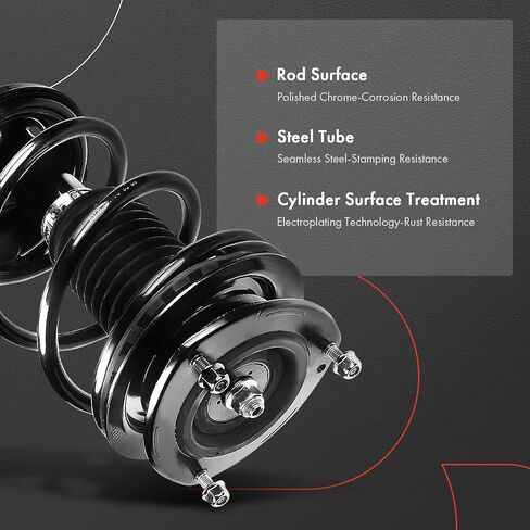 A-Premium Front Complete Strut & Coil Spring Assembly متوافق مع Suzuki Aerio 2004 2005 2006 ، 2-PC Set in Saudi Arabia