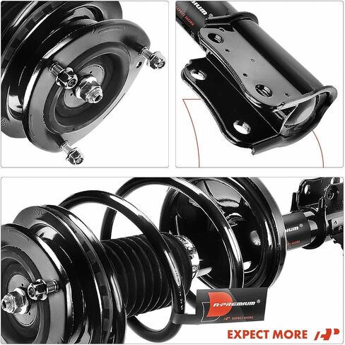 A-Premium Front Complete Strut & Coil Spring Assembly متوافق مع Suzuki Aerio 2004 2005 2006 ، 2-PC Set in Saudi Arabia