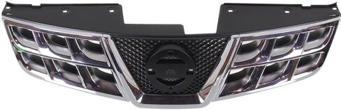 FITRITE AUTO PARTS New Grille For 2011-2013 Nissan Rogue/ 14-15 Nissan Rogue Select, Chrome Shell/Black Insert, Without Front View Camera NI1200249 in Saudi Arabia