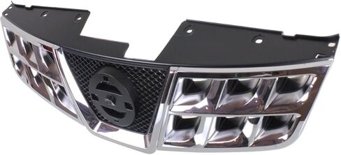 FITRITE AUTO PARTS New Grille For 2011-2013 Nissan Rogue/ 14-15 Nissan Rogue Select, Chrome Shell/Black Insert, Without Front View Camera NI1200249 in Saudi Arabia