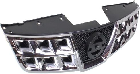 FITRITE AUTO PARTS New Grille For 2011-2013 Nissan Rogue/ 14-15 Nissan Rogue Select, Chrome Shell/Black Insert, Without Front View Camera NI1200249 in Saudi Arabia