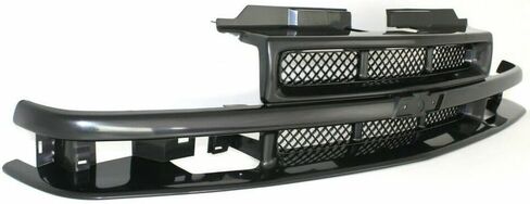 Grille Assembly Compatible With 1998-2004 Chevry S10 1998-2005 Blazer Black S Bumper Grill in Saudi Arabia