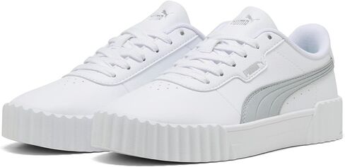 PUMA Women's Carina 2.0 Sneaker, Textile White-Prairie Tan, 6.5 in Saudi Arabia