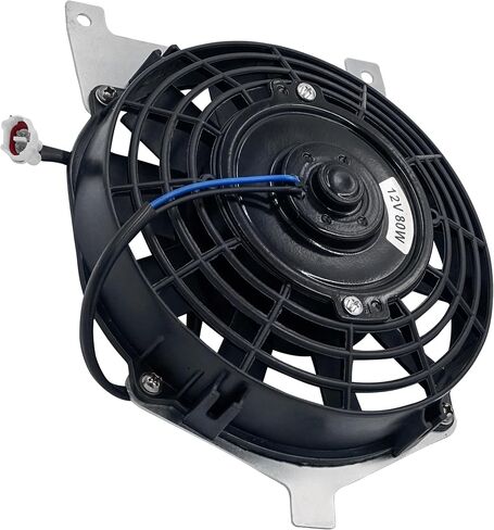 Caltric Radiator Cooling Fan Compatible With Yamaha Grizzly 660 YFM660F 4X4 2002-2008 5KM-12405-00-00 in Saudi Arabia