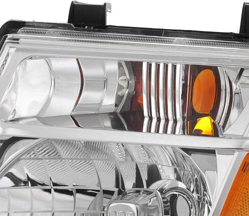 Akkon-Pair Chrome Meadlights تناسب 2005-2008 Frontier 2005-2007 Pathfinder [نماذج الهالوجين] استبدال اليسار + اليمين in Kuwait