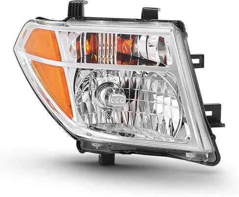 Akkon-Pair Chrome Meadlights تناسب 2005-2008 Frontier 2005-2007 Pathfinder [نماذج الهالوجين] استبدال اليسار + اليمين in Kuwait
