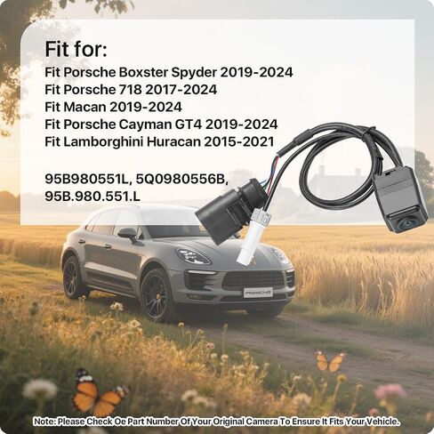 95B980551L CHAME CAMERA BORSCHE MACAN 2015-2020 & LAMBORGHINI HURACAN 2015-2021 ، OE Camera تحل محل 5Q0980556B ، 95B.980.551.L بواسطة Greenyi in Saudi Arabia